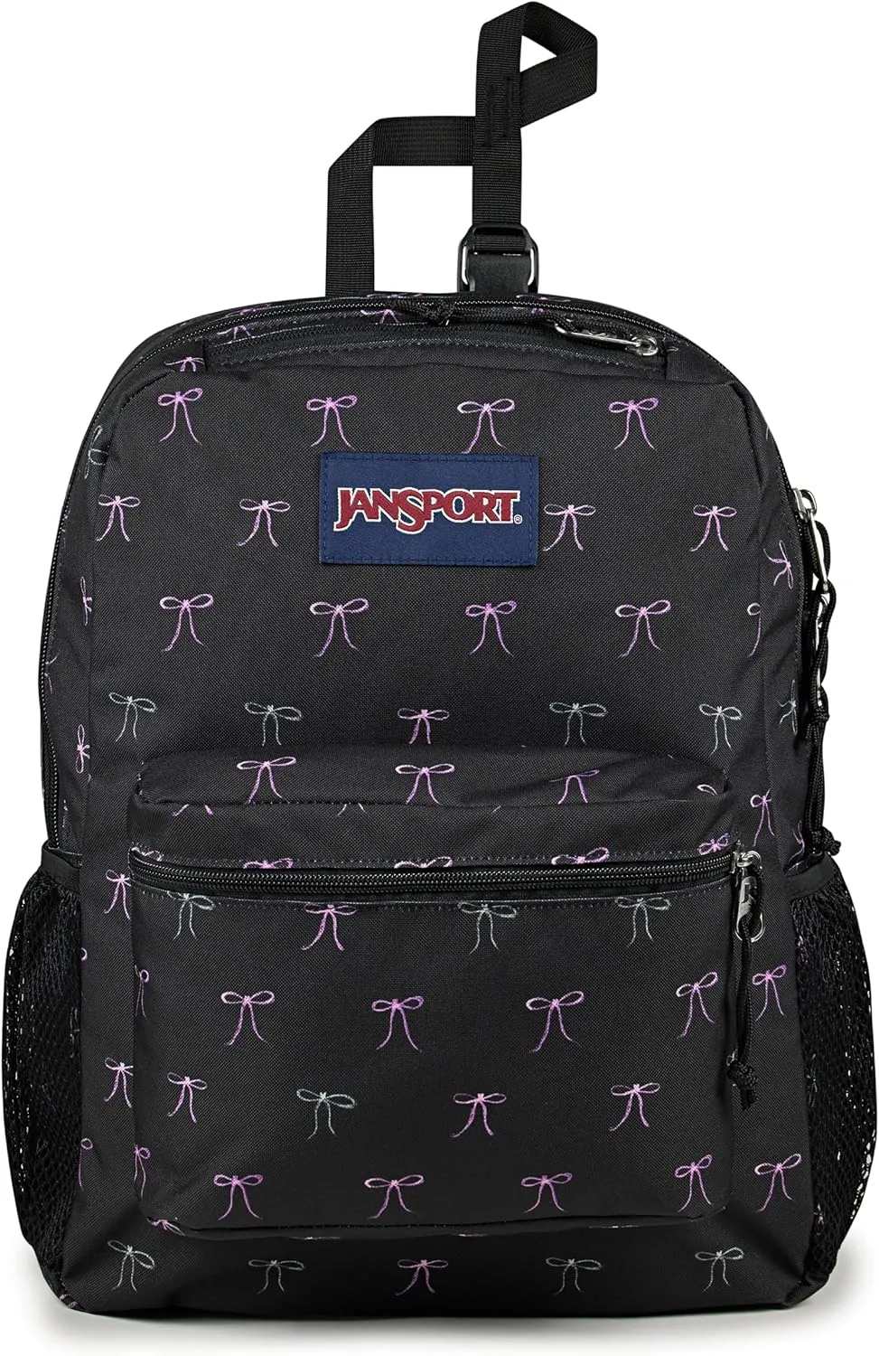 JanSport Central Adaptive Backpack – Wheelchair & Walker Compatible, Tuck-Away Shoulder Straps, Adjustable Backrest Loops & Anchor Straps, Iconic Design, Bad Bows