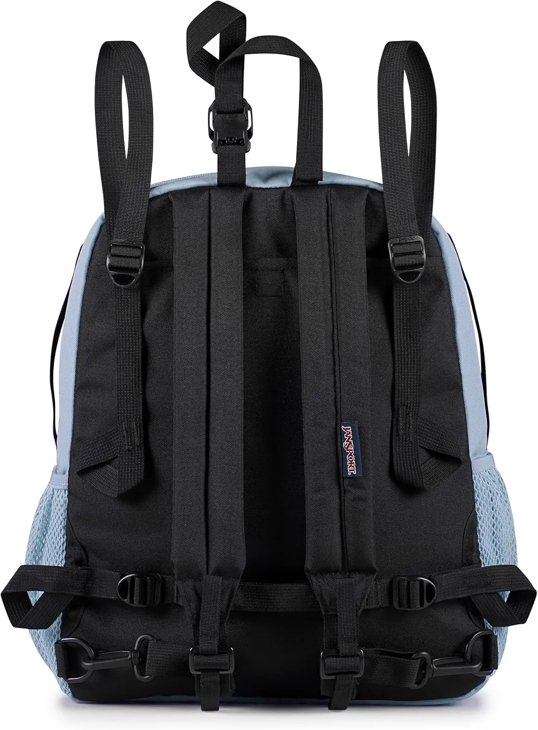 JanSport Central Adaptive Backpack – Wheelchair & Walker Compatible, Tuck-Away Shoulder Straps, Adjustable Backrest Loops & Anchor Straps, Iconic Design, Blue Dusk