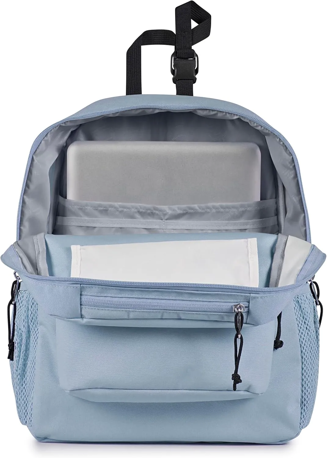 JanSport Central Adaptive Backpack – Wheelchair & Walker Compatible, Tuck-Away Shoulder Straps, Adjustable Backrest Loops & Anchor Straps, Iconic Design, Blue Dusk