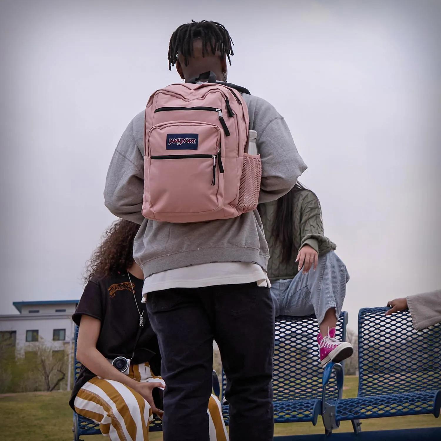 JanSport Laptop Backpack - Computer Bag with 2 Compartments, Ergonomic Shoulder Straps, 15” Laptop Sleeve, Haul Handle - Hiblisscus
