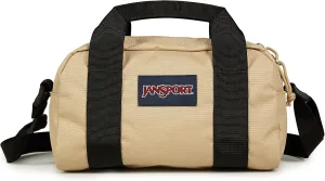 JanSport Weekender Mini Duffel - Travel or Gym Bag, Durable Weekender with Side Grab Handles - Travertine