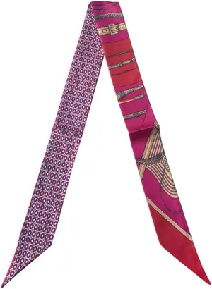 JERLA 100% Mulberry silk Scarf Bag scarf Head Hair Ribbon Handbag Handle wrap Tie Bundle Scarf Neckerchief Scarf for women