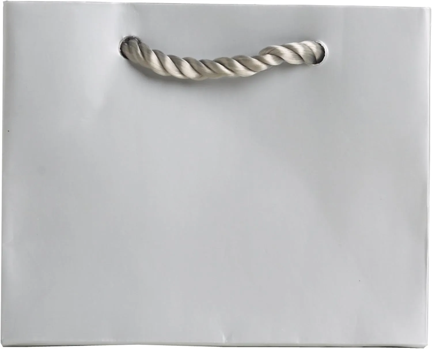 Jillson Roberts Bulk Tiny Tote Gift Bags Available in 11 Colors, Silver Matte, 120-Count (BTT914)