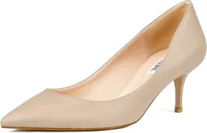 JOY IN LOVE Women's Shoes Low Heels Pointy Toe Kitten Heel Daily Pumps