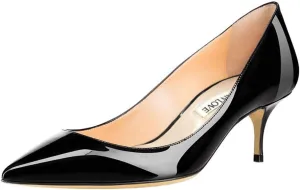 JOY IN LOVE Women's Shoes Low Heels Pointy Toe Kitten Heel Daily Pumps