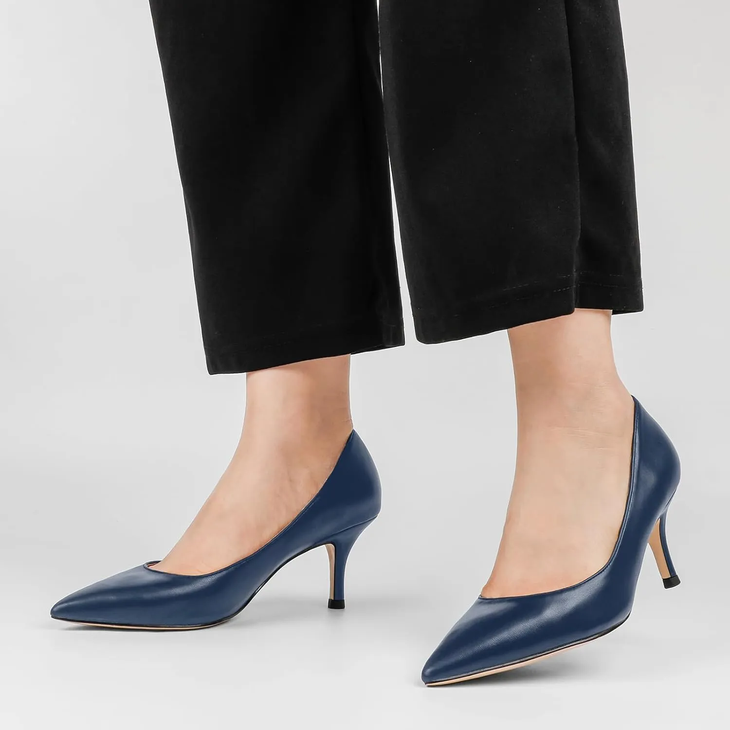 JOY IN LOVE Women's Shoes Low Heels Pointy Toe Kitten Heel Daily Pumps