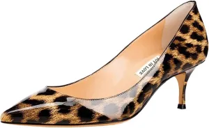 JOY IN LOVE Women's Shoes Low Heels Pointy Toe Kitten Heel Daily Pumps