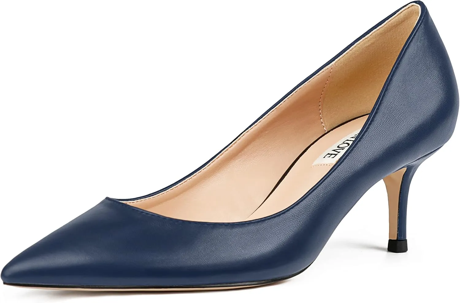 JOY IN LOVE Women's Shoes Low Heels Pointy Toe Kitten Heel Daily Pumps