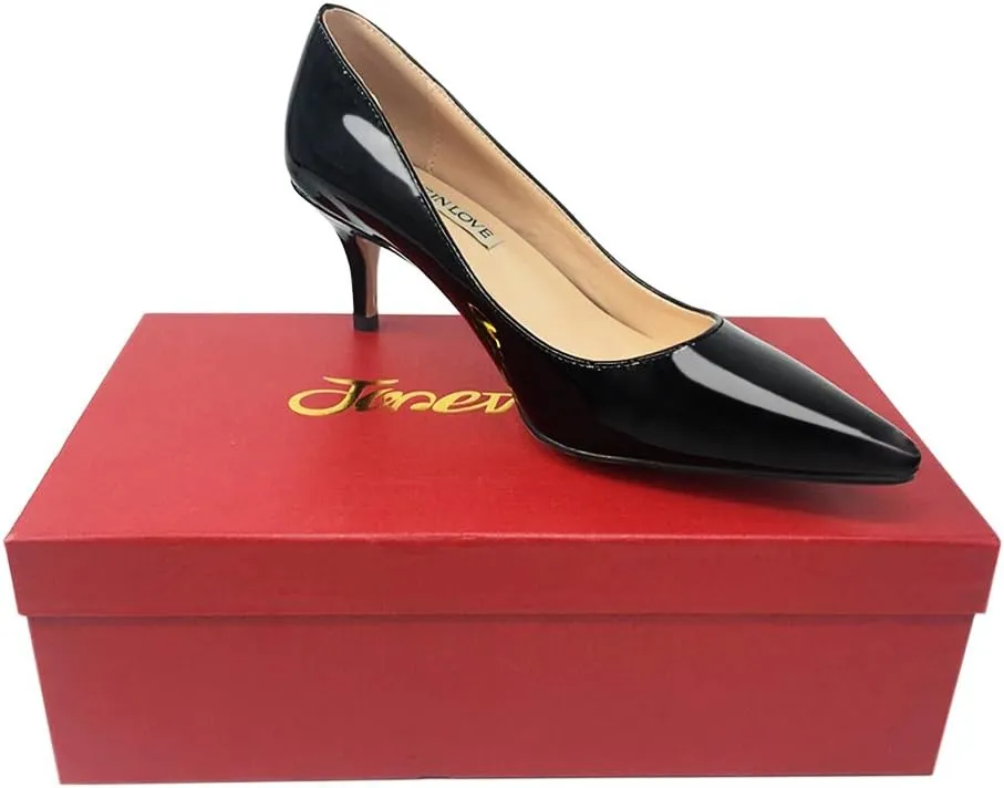 JOY IN LOVE Women's Shoes Low Heels Pointy Toe Kitten Heel Daily Pumps