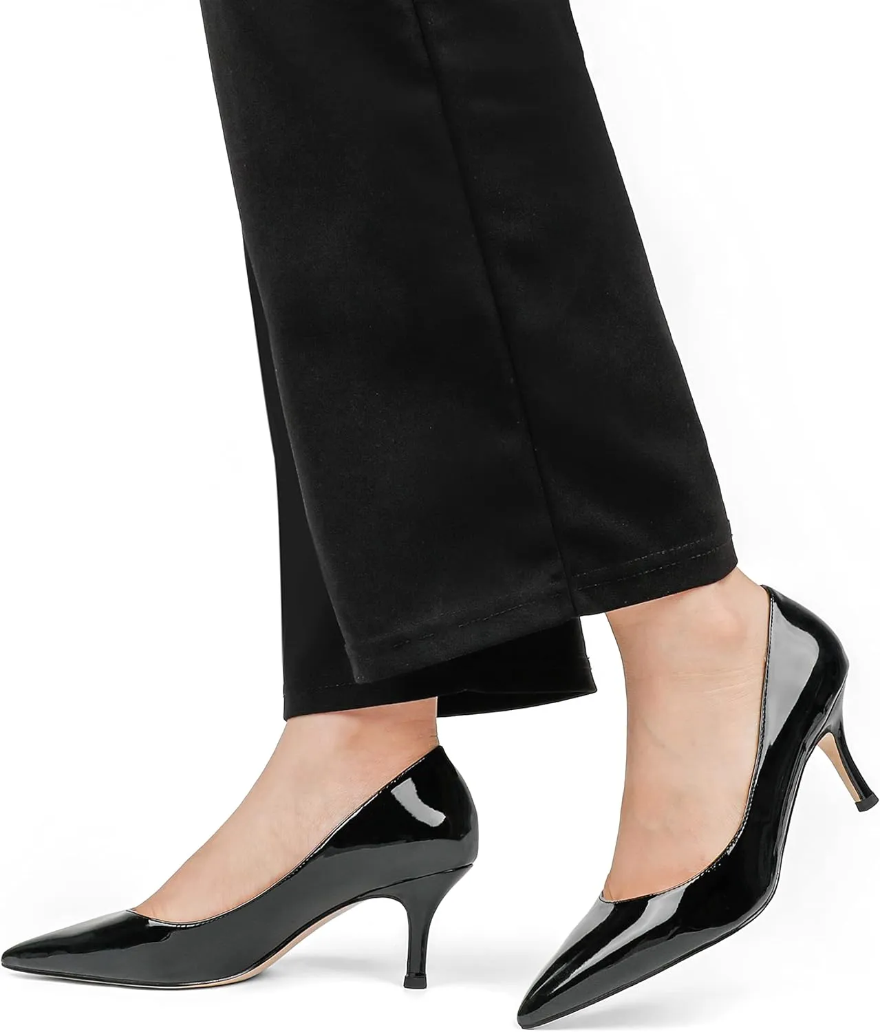 JOY IN LOVE Women's Shoes Low Heels Pointy Toe Kitten Heel Daily Pumps