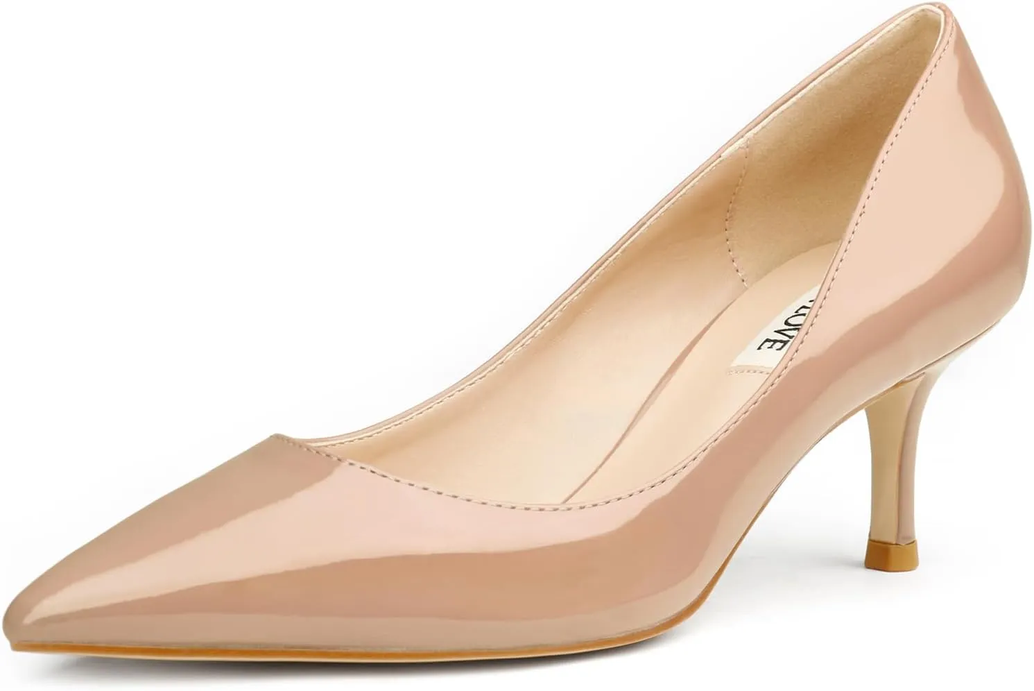 JOY IN LOVE Women's Shoes Low Heels Pointy Toe Kitten Heel Daily Pumps