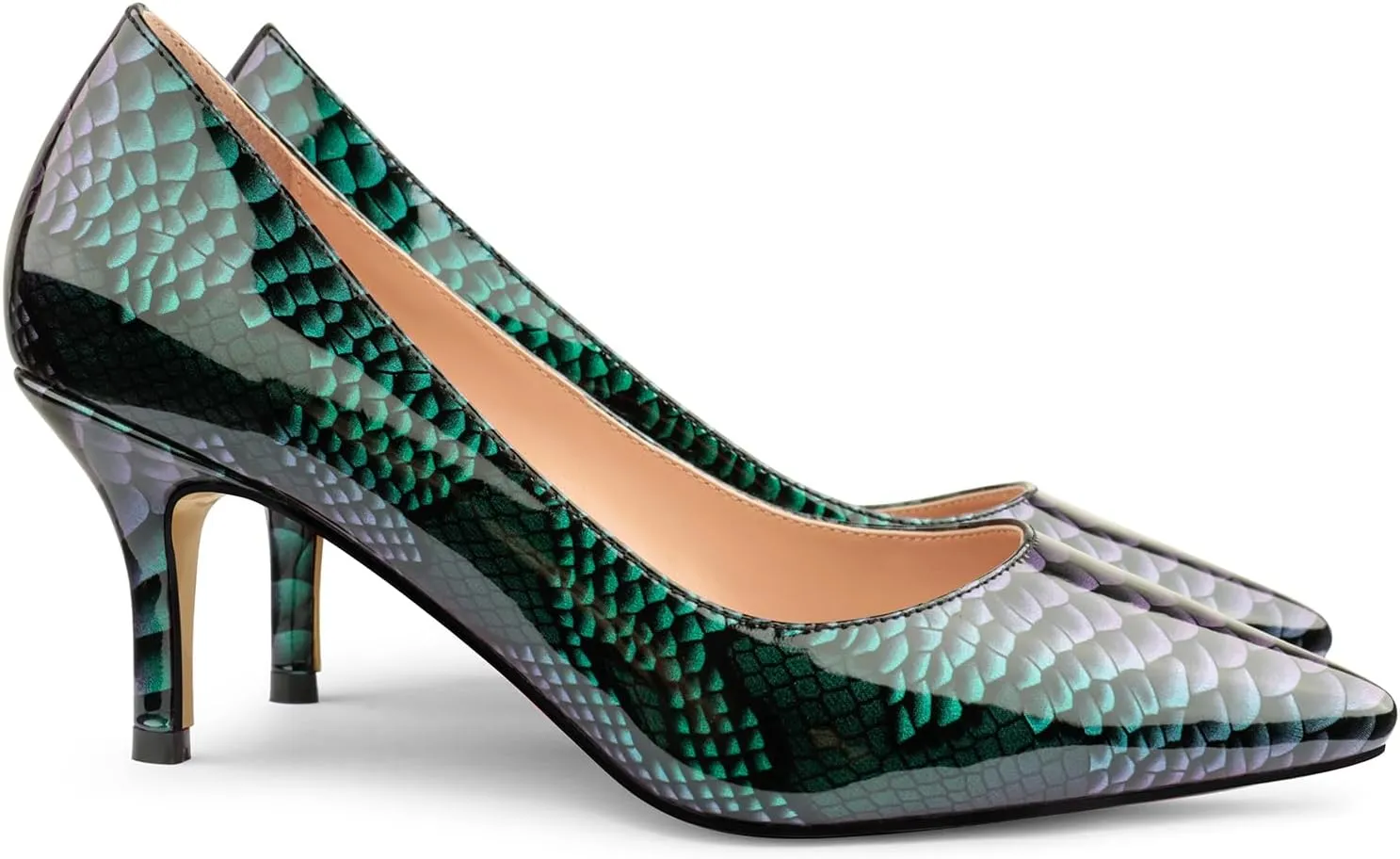 JOY IN LOVE Women's Shoes Low Heels Pointy Toe Kitten Heel Daily Pumps