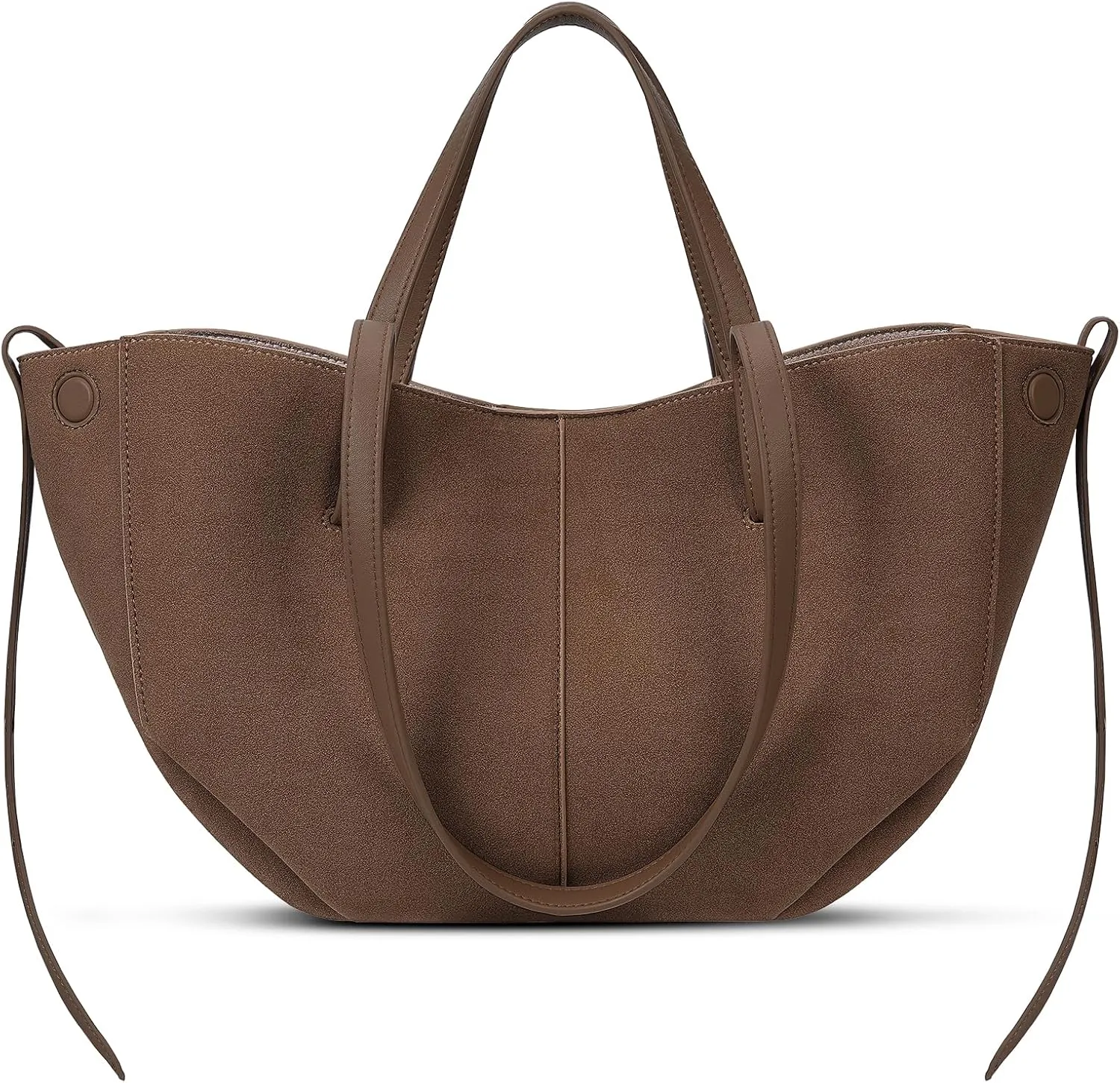 Juoxeepy Work Bag Faux Leather Tote Bag for Women Trendy Handbag Purse Fall Shoulder Bag with Magnetic Closure
