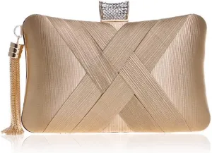 KALAIEN Women's Evening Bags Clutch Purse Bridal Party Handbags for Wedding Prom Night out Party
