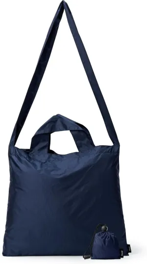 KALIDI Compact Tote Shopping bag Lightweight Foldable Tiny Reusable Grocery Shoulder Bag Crossbody