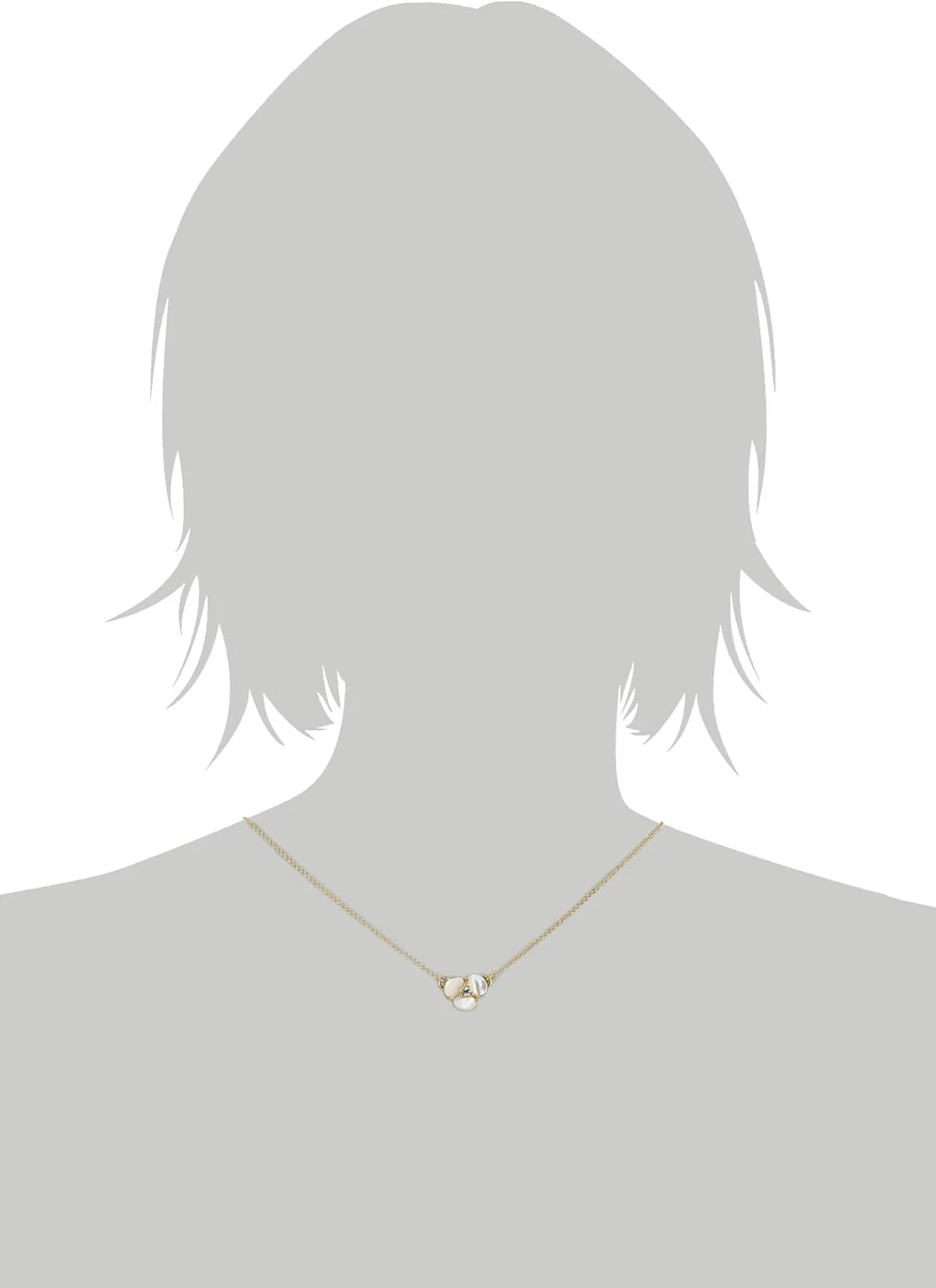 kate spade new york Womens Disco Pansy Mini Pendant