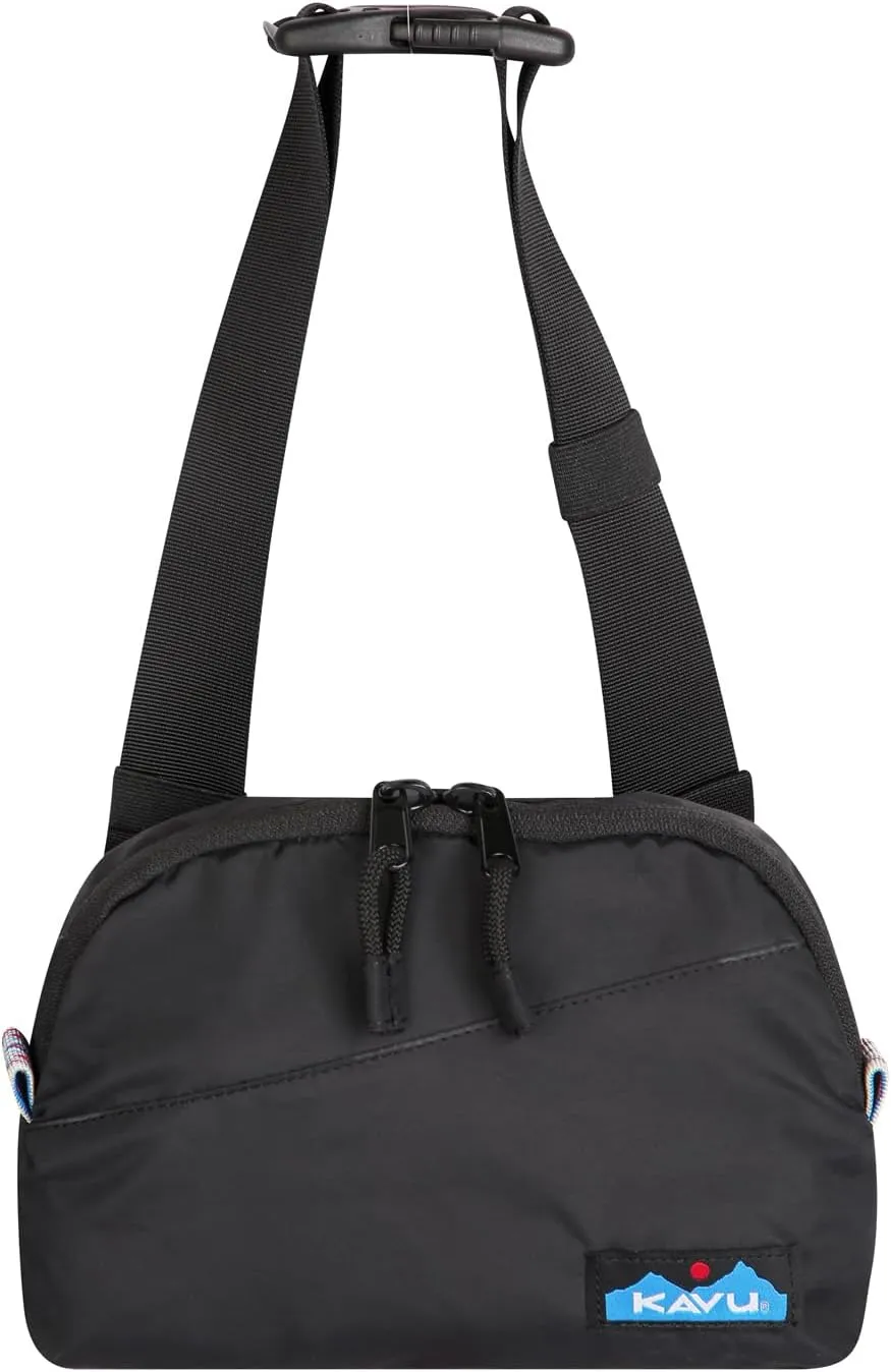 KAVU Half Pint Packable Belt Bag with Adjustable Straps - Blackout