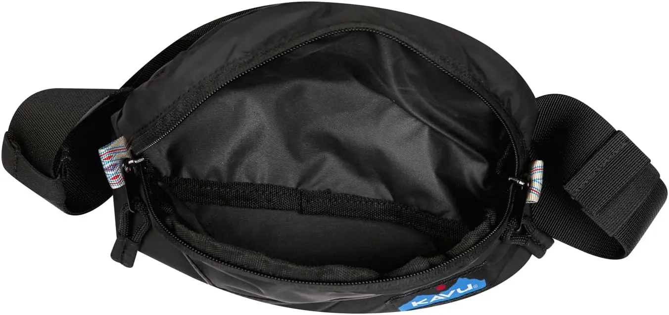 KAVU Half Pint Packable Belt Bag with Adjustable Straps - Blackout