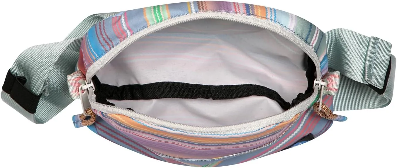 KAVU Half Pint Packable Belt Bag with Adjustable Straps - Rainbow Run