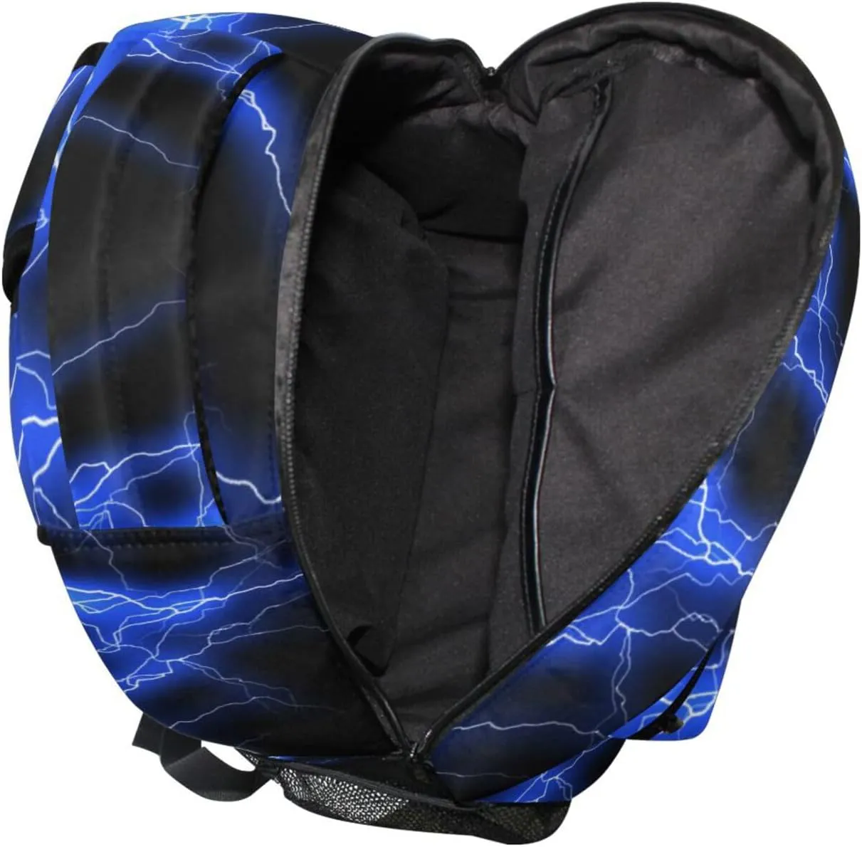 Kcldeci Blue Dragon Kids Backpack Cool Lighting Bolt Bookbag for Teen Girls Boys Back to School Gifts School Bags Bookbag Elementary Children Bookbags