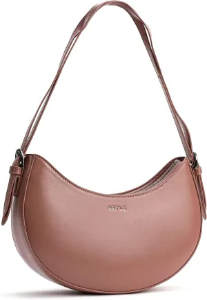 Keyli Shoulder Bag for Women Trendy Small Clutch Purse Zipper Closure Tote Shoulder Handbags with Adjustable Straps