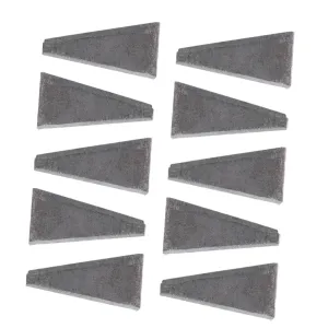KICHOUSE 20pcs Steel Wedge for Hammer Axe Handle Reinforcement High Carbon Wedges for Carpenters Gardeners for Woodworking Home Renovation Tasks