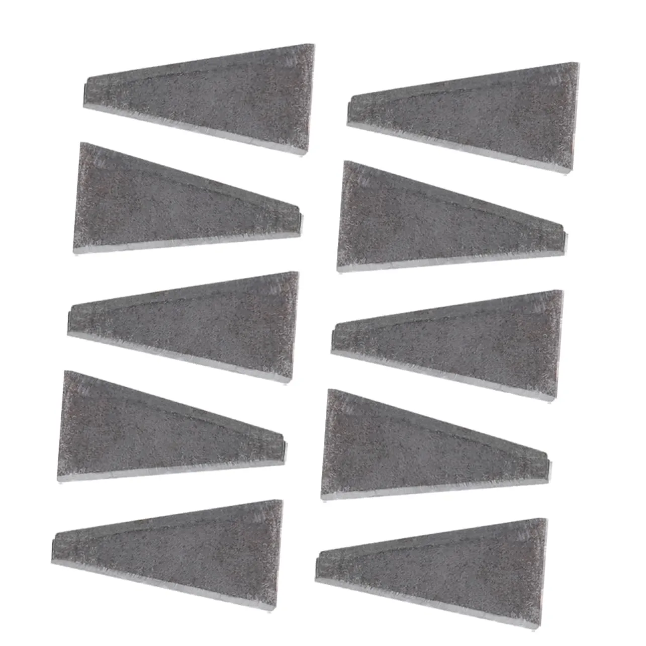 KICHOUSE 20pcs Steel Wedge for Hammer Axe Handle Reinforcement High Carbon Wedges for Carpenters Gardeners for Woodworking Home Renovation Tasks