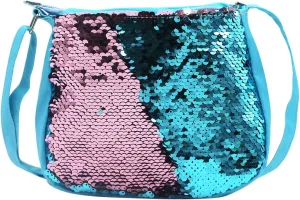 Kids Girls Sparkle Crossbody Purses Glitter Shiny Flip Sequin Small Purse Zippered Cute Handbag