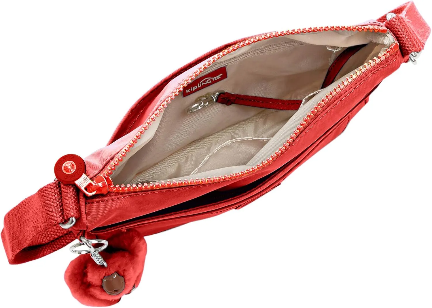 Kipling womens Sebastian Sparkly Gold Crossbody Bag