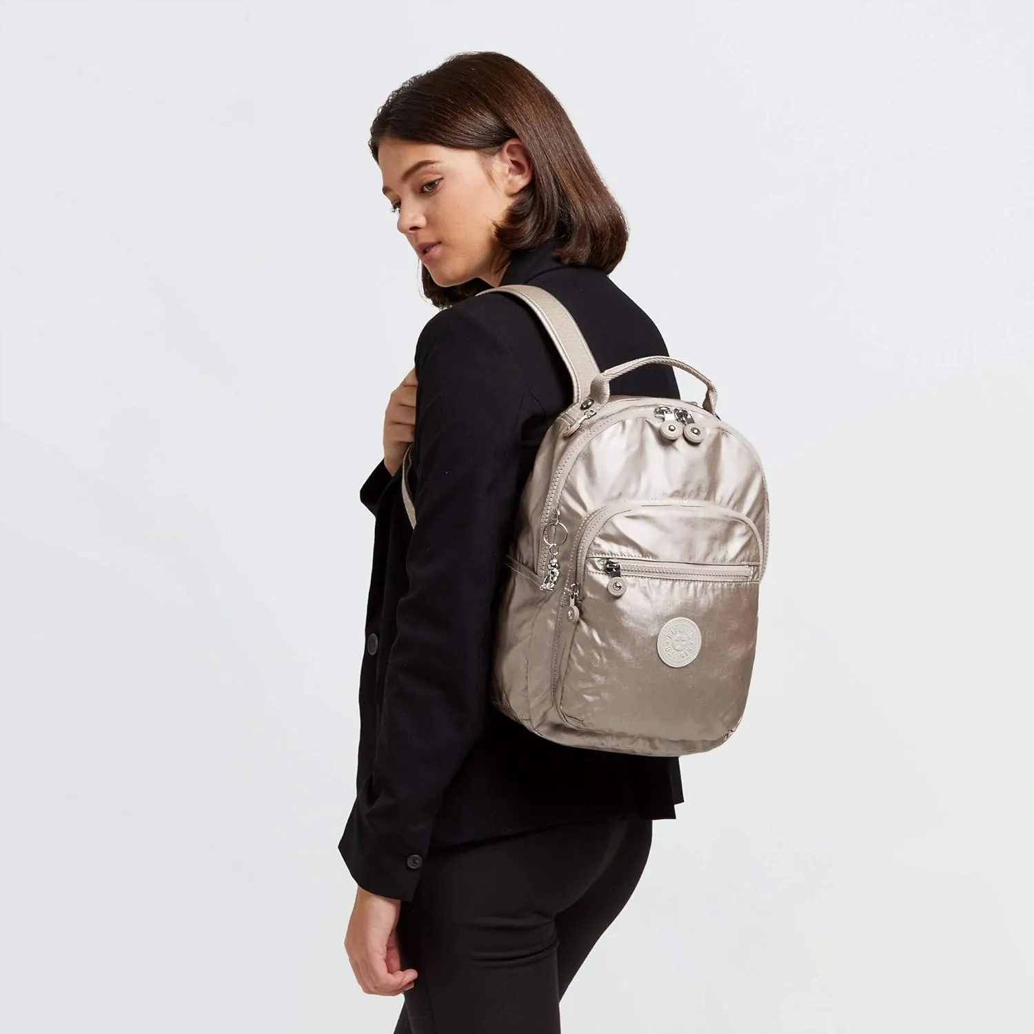 Kipling Women's Seoul Small Tablet Backpack, Durable, Padded Shoulder Straps with Tablet Sleeve, Bag