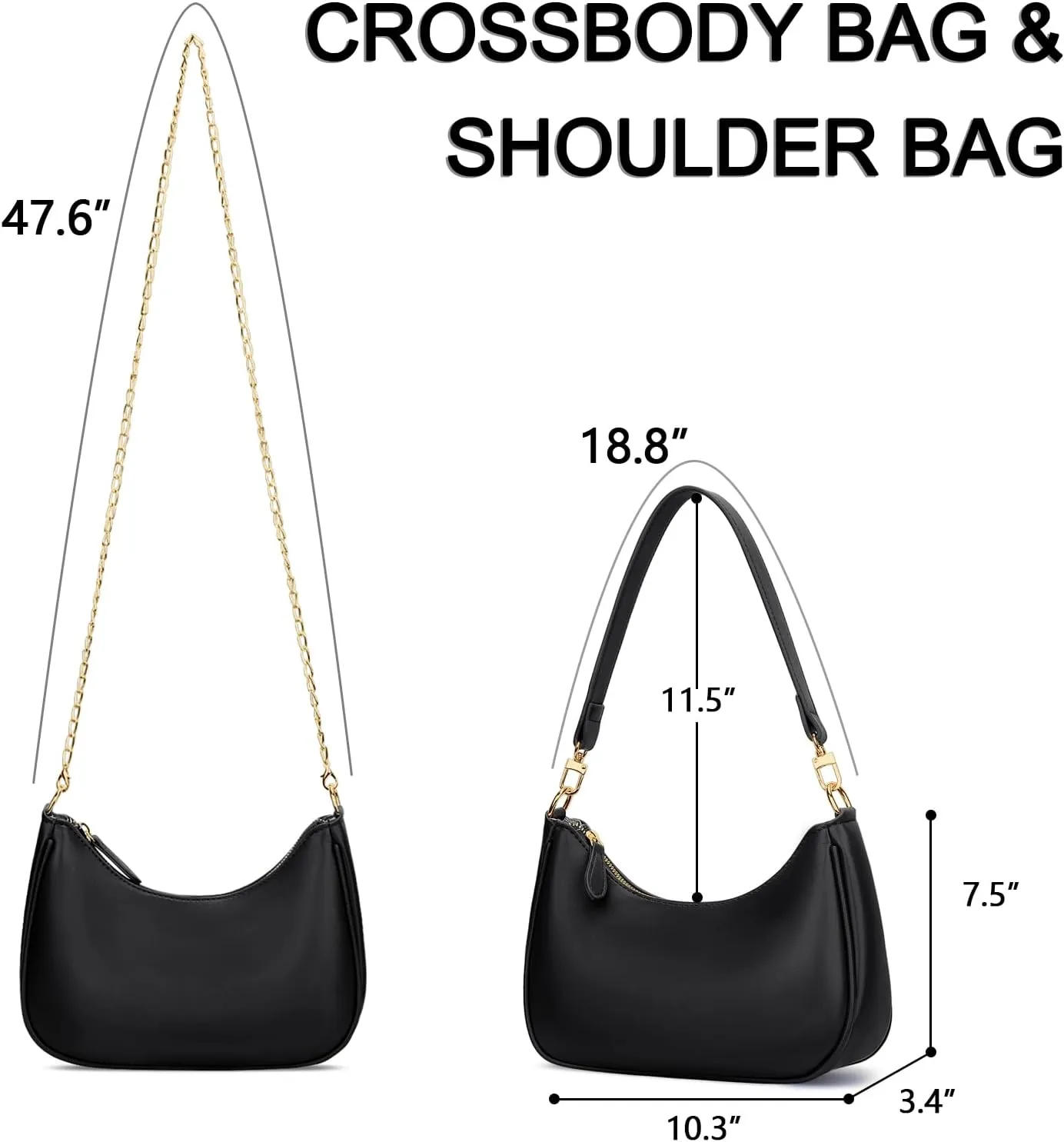 KKXIU Shoulder Bag for Women Cute Hobo Purses and Handbags Retro Clutch Underarm Purse