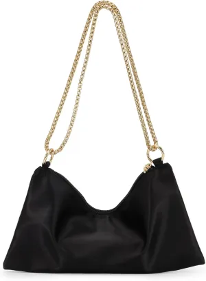 Lanpet Women's Satin Evening Bag Sparkly Clutch Purse Handbag Shoulder Bag for Party Prom Club Wedding