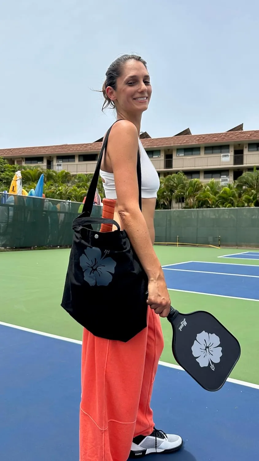 Large Canvas Pickleball Tote - Sustainable, Funny & Cute Grocery Bag