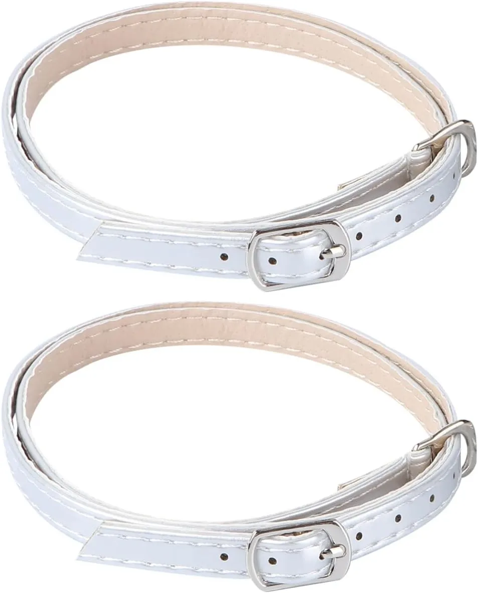 Leather Shoe Straps Replacement With Buckle High Heels Shoelace Anti Slip High Heel Ankle Straps