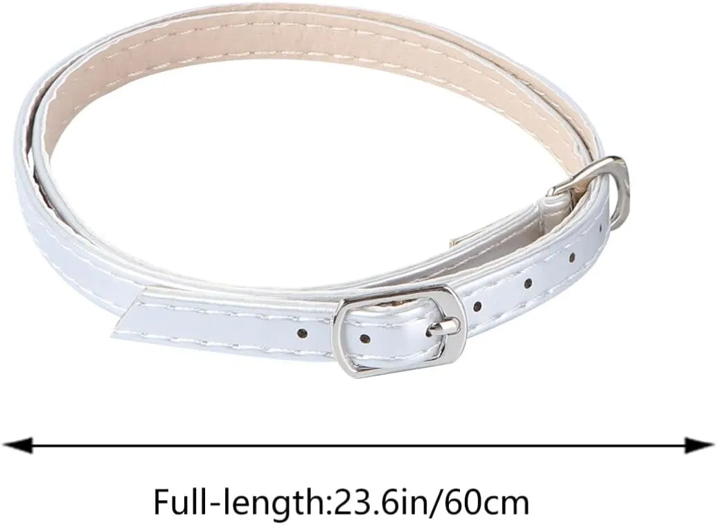 Leather Shoe Straps Replacement With Buckle High Heels Shoelace Anti Slip High Heel Ankle Straps
