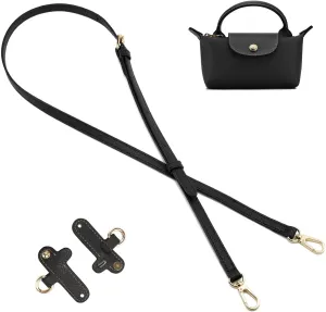 Leather Strap Suitable for Longchamp Handbag,Crossbody Adjustable Shoulder Strap Conversion Kit
