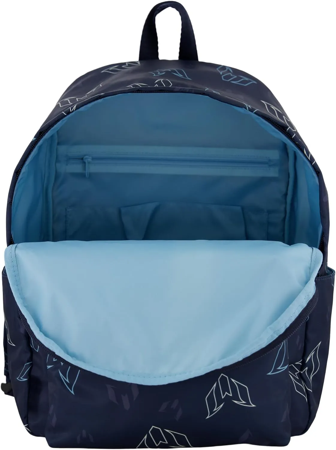 Lifestyle Backpack, Bookbag with Pockets & Adjustable Straps, Blue Multi, One Size