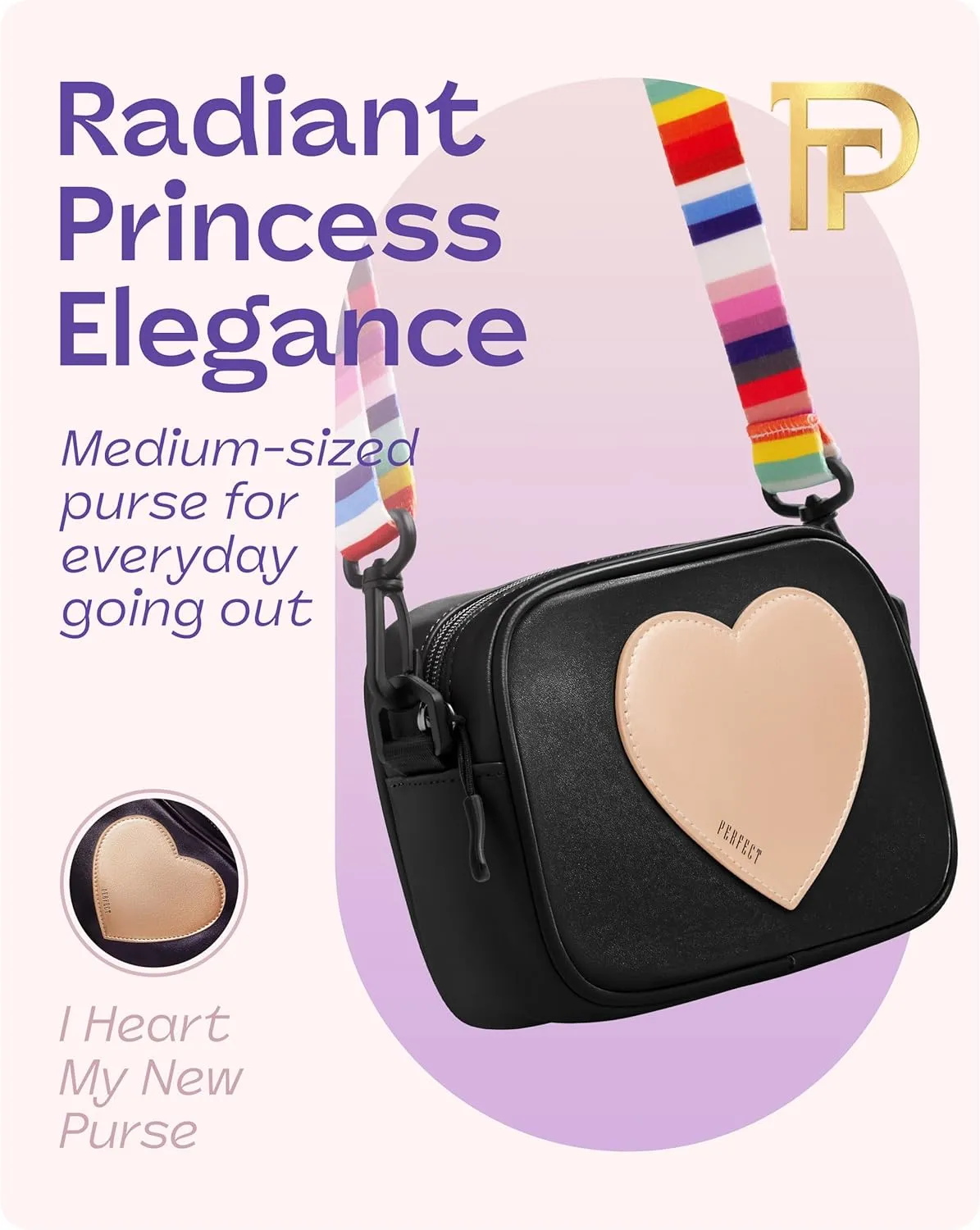 Little Girls Purse – Kids and Toddler Purses with Adjustable Straps, Multiple Sizes