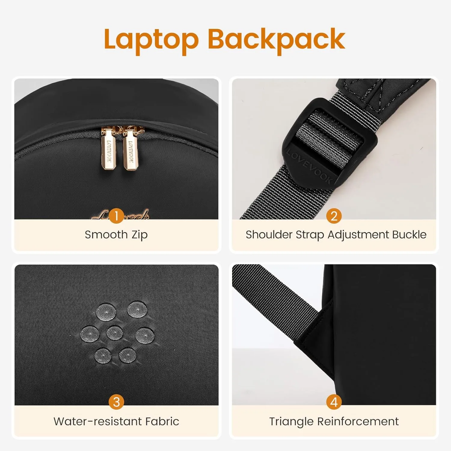 LOVEVOOK Mini Backpack Purse for Women, Small Lightweight Backpack, Casual Daily Daypack Purse for Women, Cute bag with Anti-theft Pocket-Black