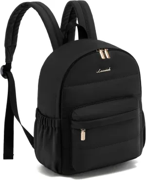 LOVEVOOK Mini Backpack Purse for Women, Small Lightweight Backpack, Casual Daily Daypack Purse for Women, Cute bag with Anti-theft Pocket-Black