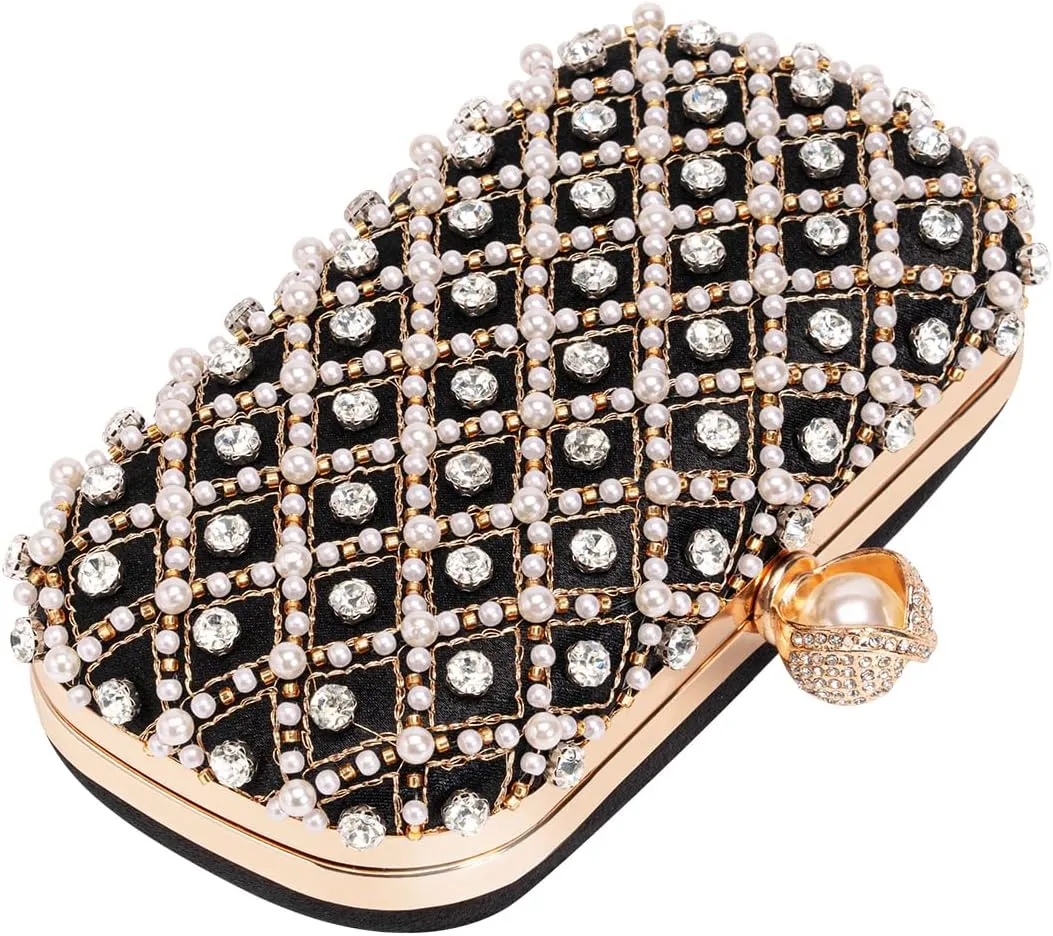 M106 Glitter Clutch Purse For Women Sparkly evening bags Prom Party Handbag Rose Gold