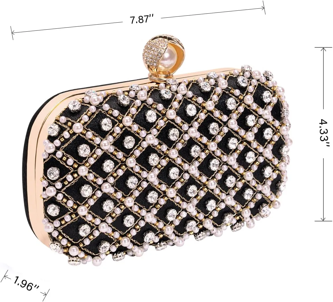 M106 Glitter Clutch Purse For Women Sparkly evening bags Prom Party Handbag Rose Gold