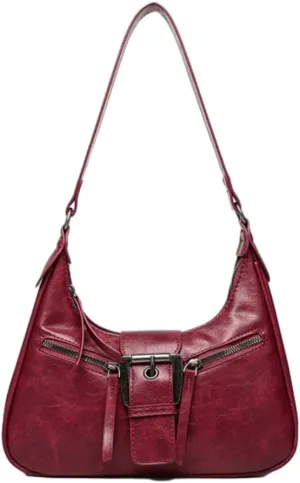 Maillard Vintage Shoulder Bag - Retro Crescent Crossbody Purse for Women, Stylish Underarm