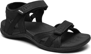MEGNYA Womens Lightweight Cushion Sandals for Walking, Summer Outside Hiking Sandals with Adjustable Hook and Loop Straps