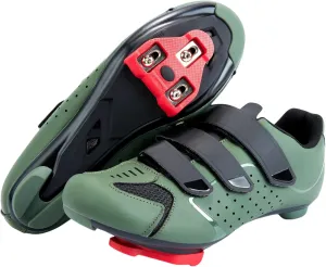 Mens Cycling Shoes for Peloton Size 7 to 15 - Compatible with 2 Bolt SPD Clips Indoor Cycling Spin Shoes with 3 Bolt Look Delta - for Outdoor Road Bike Riding