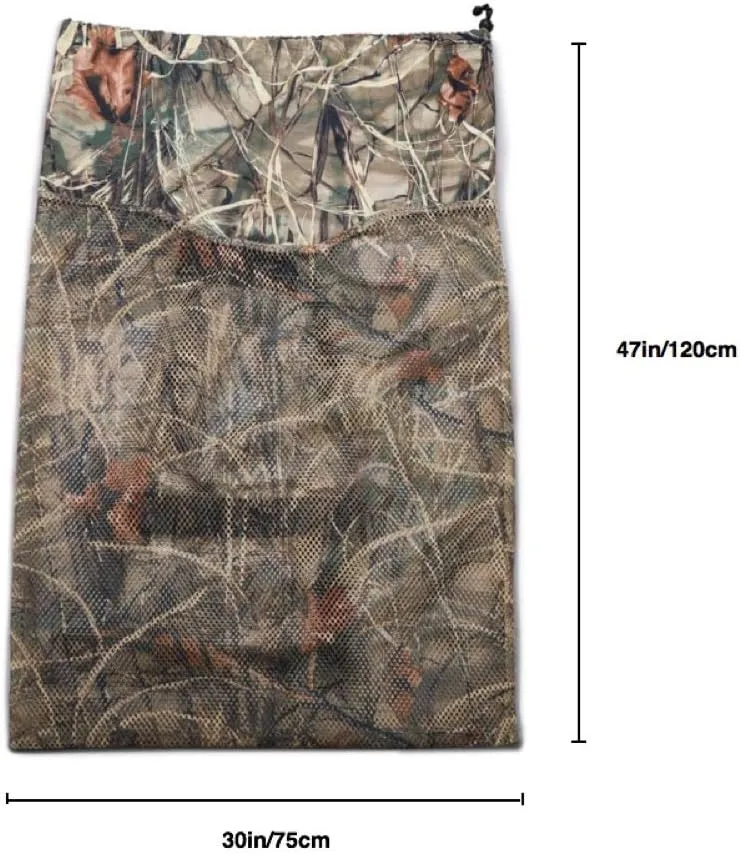 Mesh Decoy Bag for Duck Goose Turkey Waterfowl Hunting with Adjustable Straps
