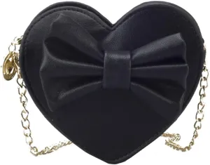 Mily Mini Heart Shape Crossbody Handbag Coin Change Purse for Toddlers Little Girls
