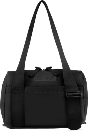 Mini Gym Bag for Women: handbag or shoulder bag with Adjustable Straps - With Cute Bow - Yoga Work Workouts