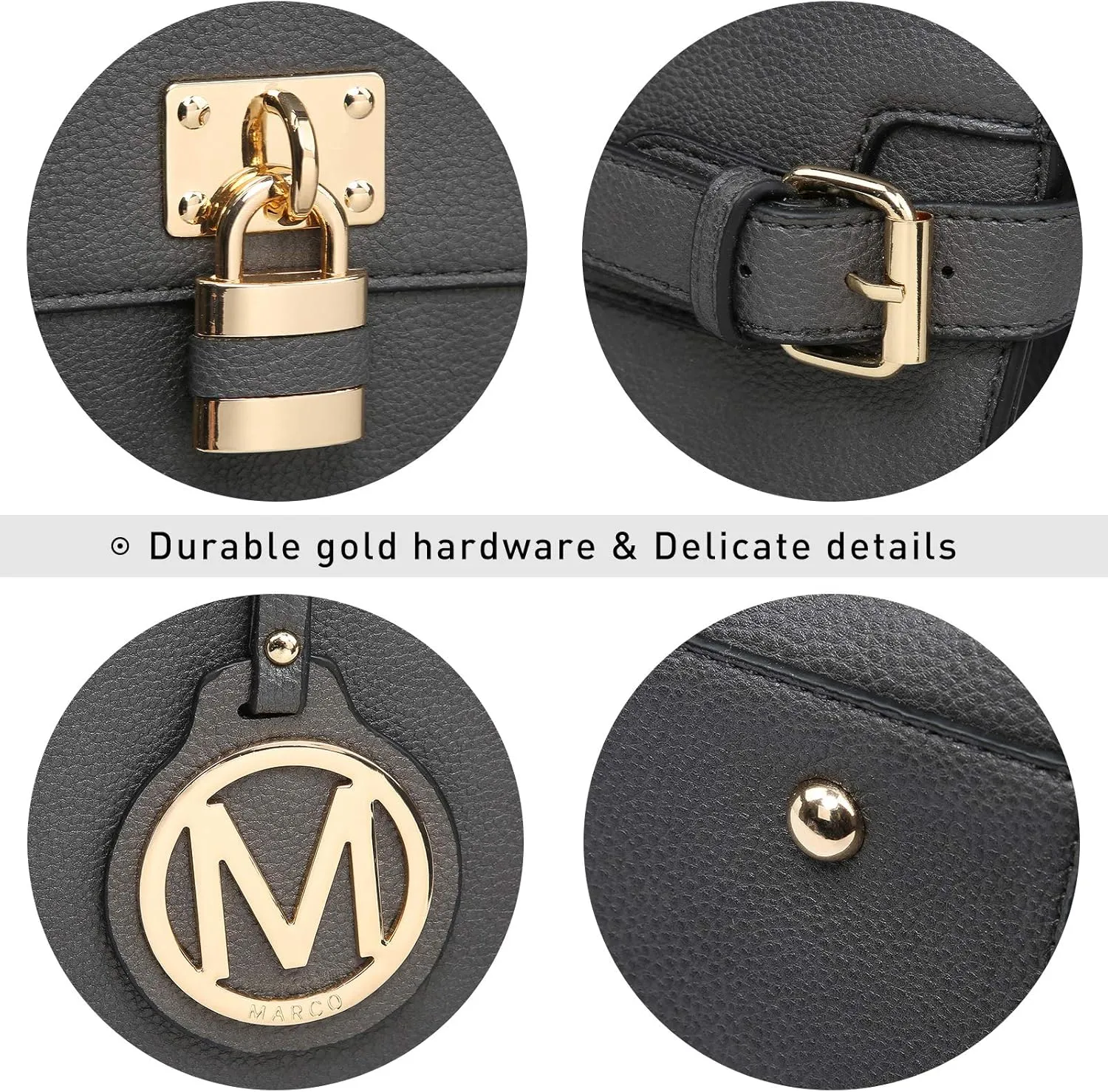 MKP Women Fashion Satchel Handbags and Purses Ladies Top Handle Tote Work Shoulder Bags with Matching Wristlet Wallet