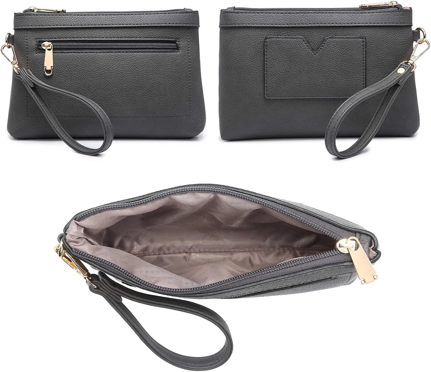 MKP Women Fashion Satchel Handbags and Purses Ladies Top Handle Tote Work Shoulder Bags with Matching Wristlet Wallet